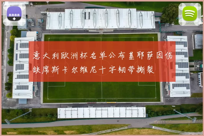 意大利欧洲杯名单公布基耶萨因伤缺席斯卡尔维尼十字韧带撕裂